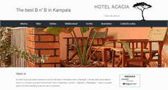 Desktop Screenshot of hotelacaciakampala.com